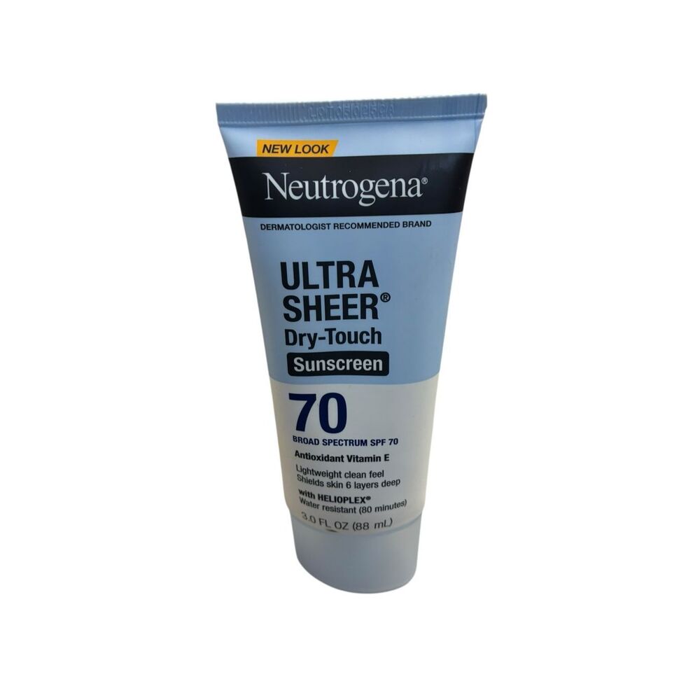 Neutrogena Ultra Sheer Dry Touch Sunscreen SPF 70 3oz Broad Spectrum New‎ Unseal